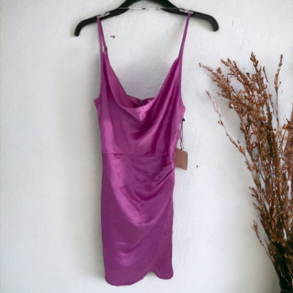 Superdown Arezo Cowl Wrap Dress by Revolve Size Medium - Picture 5 of 12